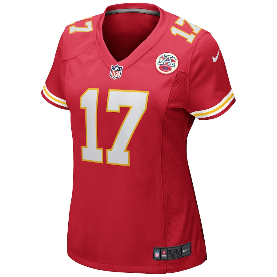 Kansas City Chiefs Nike Road Game Jersey - White - Mecole Hardman - Womens